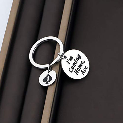 TGBJE Gamer Gift Game Keychain I'm Coming Home Ace Gift