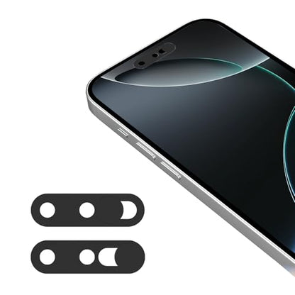 Front Camera Cover Compatible for iPhone 16/16Plus/16Pro/16Pro Max/15/15 Plus/15 Pro/15 Pro Max/14 Pro/14 Pro Max,Webcam Cover Protect Privacy and Security,Not Affect Face ID,Black-Updated Version - color: Black