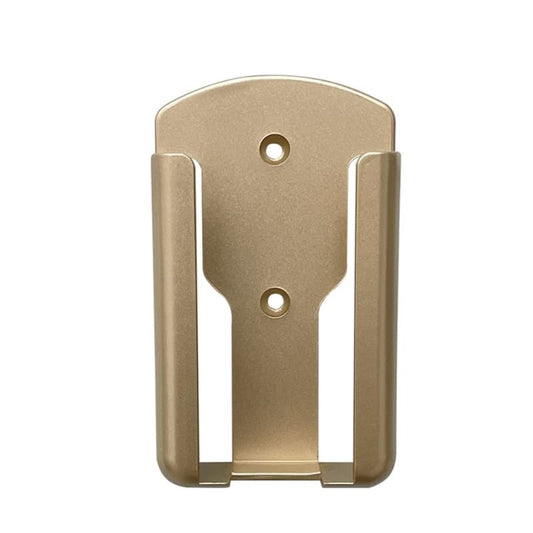 Air Conditioner Remote Control Holder Rack Self Adhesive Media Storage Box Case Wall-Mount Organizer Stand Mount Bracket Air Conditioner Remote Control Holder Rack Self Adhesive Media Storage Box Case - color: Gold