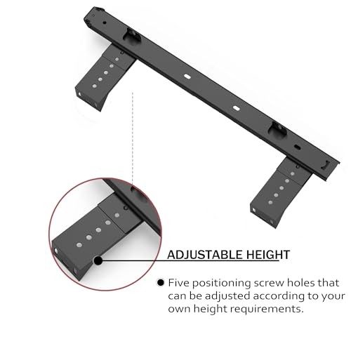 FRMSAET Heavy Duty 12/14/16/18 inches Thickness Steel Construction Ball Bearing Keyboard Slides Keyboard Drawer Slides Tray Accessories Cabinet Furniture Hardware Rails (16 inches, Black) - color: Black, size: 16 Inch