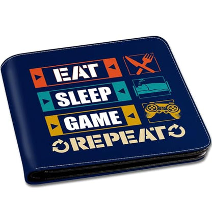 EXXBYELI Boys Wallet Gamepad Leather Wallets Credit Id Card Cash Holder Black Rfid Blocking Zipper Cute Cool Funny Aesthetic Wallets With Coin Pocket Id Window Teen Wallets for Boys Teenager Wallet - color: games-text-2