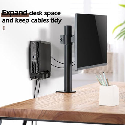 Mini PC Mount Compatible with Lenovo ThinkCentre Tiny, Wall VESA and Under Desk Mount for Lenovo ThinkCentre Tiny Desktops M600 M700 M710Q M715q M720Q M800z M900 M910Q Mini Desktop Bracket