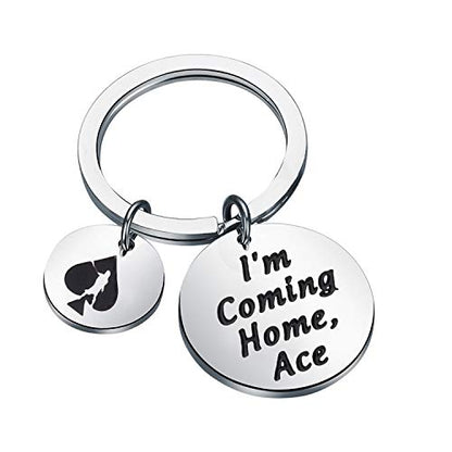 TGBJE Gamer Gift Game Keychain I'm Coming Home Ace Gift