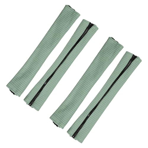 PATIKIL 18x4.3 in Office Chair Armrest Covers, 2 Pair Office Chair Arm Covers Long Computer Chairs Arm Rest Cover with Zipper Removable Rest Slipcover Hand Rest Protector, Pine Green - color: Pine Green, size: 18"