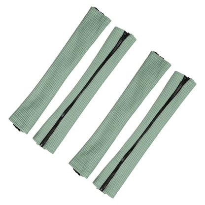 PATIKIL 22x4 in Office Chair Armrest Covers, 2 Pair Office Chair Arm Covers Long Computer Chairs Arm Rest Cover with Zipper Removable Rest Slipcover Hand Rest Protector, Pine Green - color: Pine Green