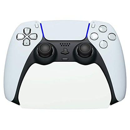 playvital White Controller Display Stand for ps5, Gamepad Accessories Desk Holder for ps5 Controller with Rubber Pads - color: White