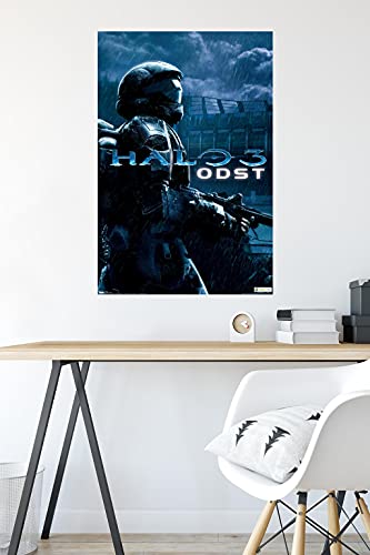 Trends International Halo: ODST - Key Art Wall Poster, 22.375" x 34", Premium Poster & Mount Bundle - color: Premium Poster & Mount Bundle, size: 34"L x 22.4"W