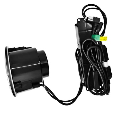 CHB R2ULBL 01-1Theater Cup Holder for Raffel Systems | with USB and Light 5 Button control 2 motors can replace CHB R2ULBL 01 1x5 Pin Male Connector and 1xFemale Barrel Connection - size: CHB-R2ULBL-01-1