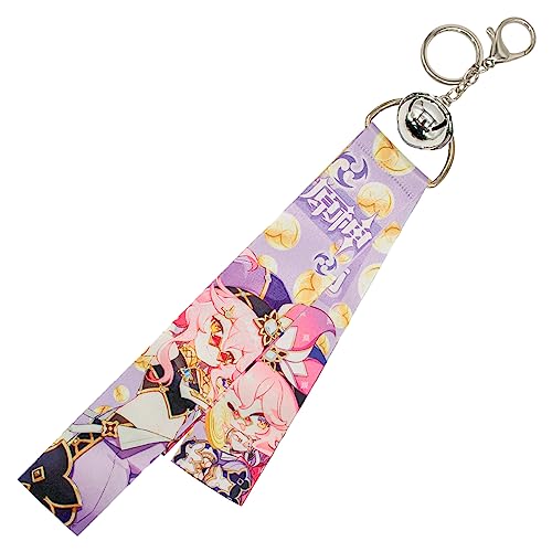 Impact Videogame Colorful Lanyard Keychains Stickers - color: Dori Electro