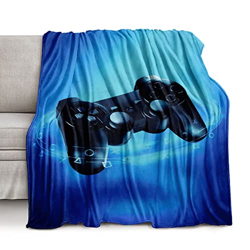 lirs Bedding Gaming Throw Blanket 60" x 50’’ Super Soft, Fleece, Gamer Gift for Couch Sofa for for Kids Boys Teens Video Game (MT-A04, 60’’x50) - color: Mt-a04, size: 60’’x50"