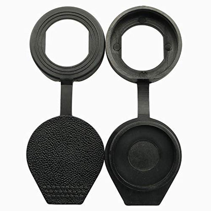 6pcs 22m Black Door Lock Dust Cover Rubber Waterproof Caps Prevent Dust, Enhance Cam Lock Life Plastic Material