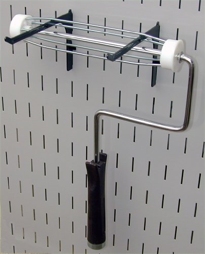 Wall Control 6in Reach Extended Hook Pair - Slotted Metal Pegboard Hooks Pegboard and Slotted Tool Board – Black - color: Black, size: 2 Count