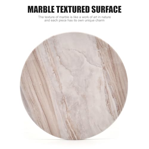 6Pcs Drink Coasters with Holder, Marble Style Ceramic Drink Coaster, Absorbent Coasters Set Suitable for Kinds of Cups, Modern Style Coaster for Coffee Table, 4 Inches - color: Marble Style