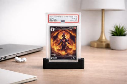 5 Pack PSA Graded Slab Stand – Graded Card Display Holder, Sports Card Display Stand, Trading Card Stand for Graded Cases, Baseball Cards, TCG cards Collectible Card Holder