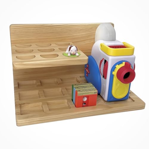Storage Shelf with Little Tikes for Story Dream Machine Books Starter Set, Wall Display Stand for Story Books, Character and Machine, Only Shelves and Screws
