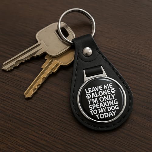 Gaming Joystick Seamless Pattern Leather Keychain Stainless Steel Ring for Keys, Bags, or Backpacks