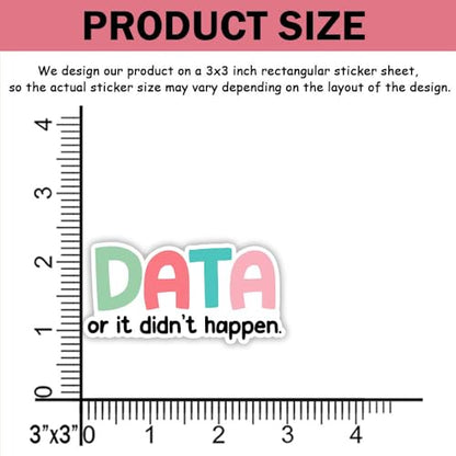 SODAVA (12Pcs-3in) Funny Data Analyst Stickers Pack – Analytics Humor Data Science Quotes Laptop Water Bottle Notebook Decals - color: Data Analyst