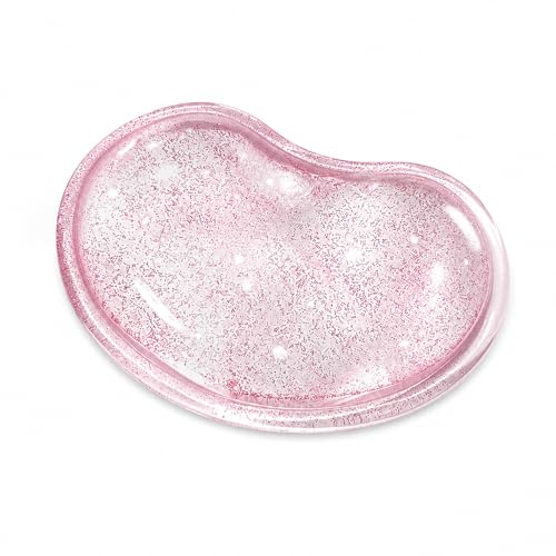 Soft Mouse Wrist Rest Pad Comfortable Cool Silicone Gel Cute | Ergonomic Cushion Small-sized Hand Pain Relief Support Pad with Gel-filled for Laptop Computer Office & Home (Bright Pink) - color: Bright Pink