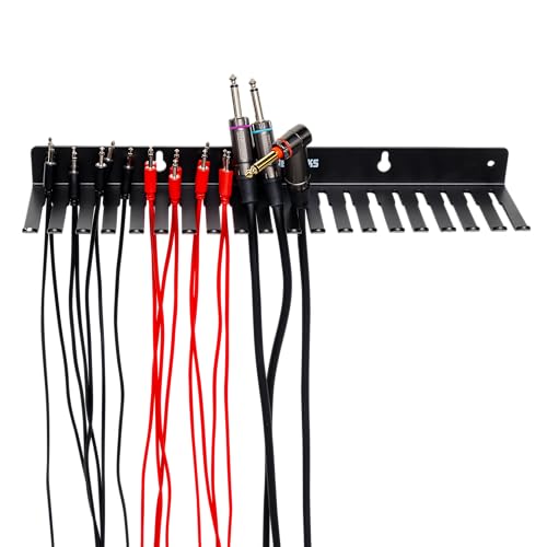 Gator Frameworks Wall Mountable Cable Hanger and Organizer with 19 Cable Slots, Ranges from 5-9mm Spaces (GFW-CABLEHANGER) - style: (19) Cable Slots