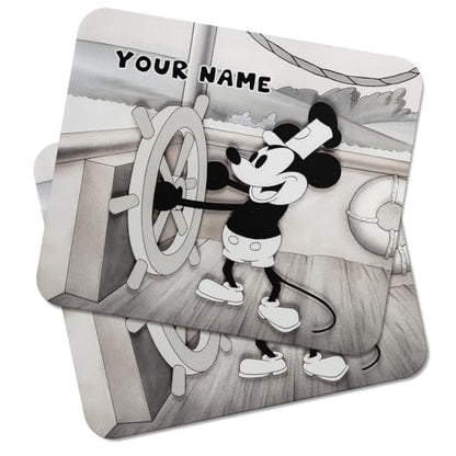 Personalized Custom Mouse Pad – 2 Pack 8 x 9 inch Non-Slip Rubber Base Eco-Friendly Mat Desk Mousepad Keyboard Customized Photo Design Text Name Picture Gift (MPS_S563, 8 X 9 Inches) - color: MPS_S563