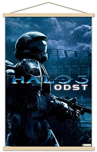 Trends International Halo: ODST - Key Art Wall Poster, 22.375" x 34", Premium Print and Beechwood Hanger Bundle - style: Premium Print and Beechwood Hanger Bundle