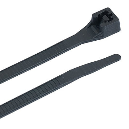 Gardner Bender 46-308UVBM Standard Cable Tie, 0.17" Width, 8" Length, 2" Maximum Bundle Diameter, Ultraviolet Black, (Case of 5) (46-308UVBMN) - color: Uv Black, size: 1000 Pack, style: 8 inch., 75 lb tensile