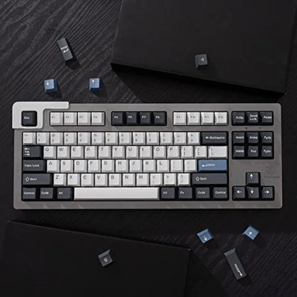 Cherry Arctic Profile Double Shot Keycaps Set of 173 for ANSI/ISO 60, 68, 75, 98 and 108 Layout Cherry Mx Switches, Mechanical Gaming Keyboard - color: arctic keyboard