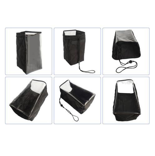 Power Wheelchair Joystick Protector Cover, 10x5Inch Waterproof Electric Wheelchair Control Panel Cover, Universal Controller Handle Cap (Black)