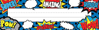 Teacher Created Resources Superhero Flat Name Plates (5588)