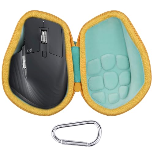 co2CREA Hard Case Replacement for Logitech MX Master 4 / Master 3S / 3 Wireless Performance Mouse (Teal Case) - color: Teal Case, style: For Master 4/3S/3