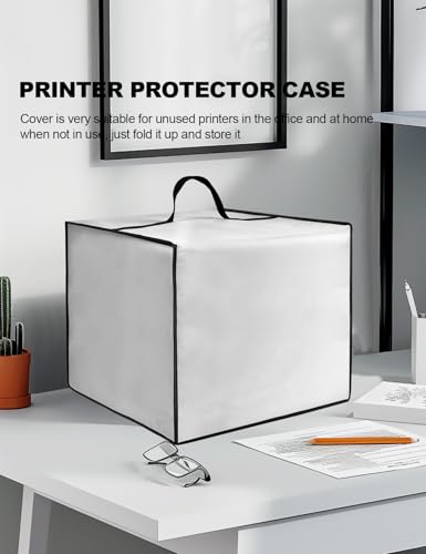 Printer Dust Cover Heavy Duty Anti-static Waterproof Nylon Cover for Canon Color Image CLASS MF656Cdw / Color Image CLASS MF753Cdw Wireless Duplex Laser Printer (Silver) - color: silver