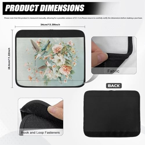 Wheelchair Armrest Covers Wheelchair Accessories Chair Arm Pads Universal for Wheelchair Armrests Office Transport Chairs Scooters Green Hummingbird - color: Green Hummingbird
