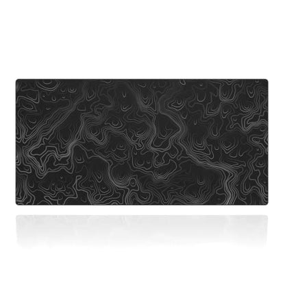 Gamer Boss - Gaming Mouse Pad - 48 x 24 Inches - 4mm Thick with Stitched Edges, Non-Slip Rubber Base, Premium Cloth Mousepad, Desk Mat for Laptop, Keyboard, Computer & PC (Mega, Topographic) - color: Topographic, size: 48" x 24"