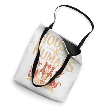 Gaming Houses & Humans Funny RPG Parody Gamer Men Boys Kids Tote Bag