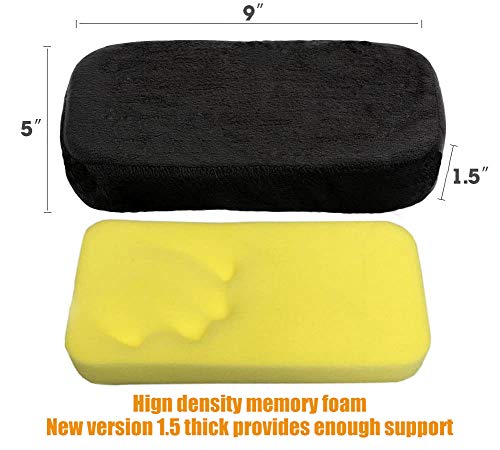 Chair Armrest Pads,Memory Foam Office Chair Arm Covers and Elbow Pillow for Elbows and Forearms Pressure Relief(Set of 2)