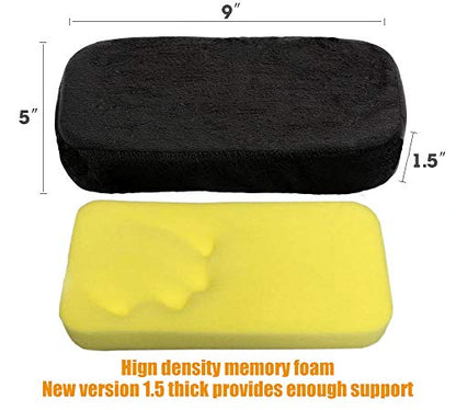 Chair Armrest Pads,Memory Foam Office Chair Arm Covers and Elbow Pillow for Elbows and Forearms Pressure Relief(Set of 2)