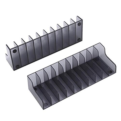 Ciglow Game Disk Storage, 2 PCS Game CD Disk Rack Bamboo Storage Stand supporto adatto per/Slim/PRO/XBOXONE S.