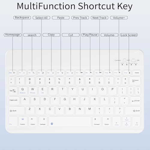 Case with Keyboard for iPad Air 11 Inch M4/M3/M2, Purple | for iPad Air 5th/4th Generation 10.9 Inch, Magnetic Detachable Bluetooth Keyboard Cover with Pencil Holder, Auto Sleep/Wake - color: Purple