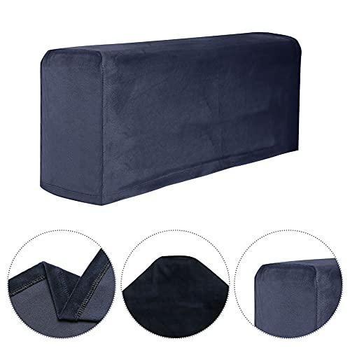 1 Pair Stretch Couch Arm Cove-r, Sofa Armrest Cove-r, Elastic Ant-i-Slip Couch Protec-t Slipcovers for Recliner Armchair