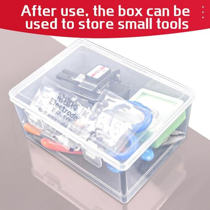 1200 pcs Fiber Splice Tube Splice Sleeves(2.6mm diam, 60mm Length) with Tool Box Fusion Fiber Optic Cable Heat Shrinks Tubing 304 Stainless Steel PE Clear Bare Pipe hot melt Protection Tubes