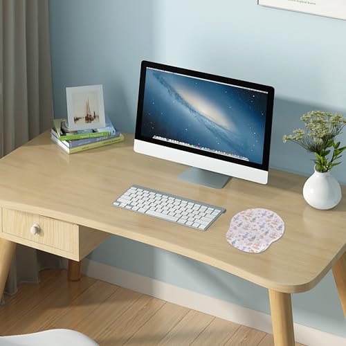 RICHEN Ergonomic Mouse Pad with Wrist Support,Non-Slip Rubber Base for Computer Laptop & Mac,Lightweight Rest for Home,Office & Travel (Cute Kitten) - color: Cute Kitten