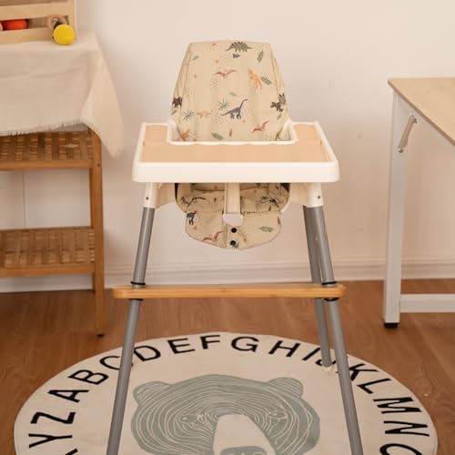 High Chair Pad, for Baby High Chair Cushion Compatible with IKEA Antilop Soft and Comfortable Seat Cover Replacement Easy to Clean, DJ Pink - color: Pink