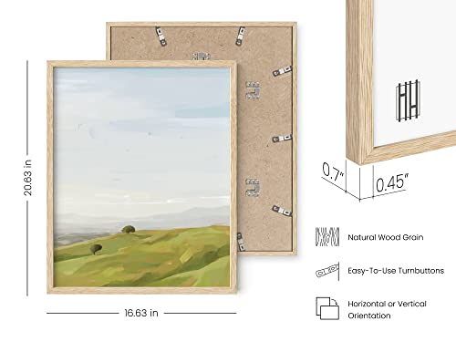HAUS AND HUES Landscape Wall Art - Set of 4 Nature Poster, Oil Painting Art, Scenic Wall Poster, Country Side Wall Art, Farmhouse Wall Prints, Mountain Wall Art (Beige Frame, 16x20) - color: Oil Painting, size: 16x20, style: Beige Framed
