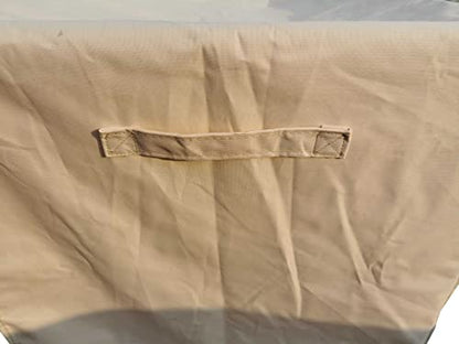 Waterproof 80 Qt Rolling Cooler Cart Cover Fits Most Patio Ice Chest Party Cooler Upto 34L x 20W x 32H inch-Beige… - color: Beige, size: 34L x 20W x 32H inch