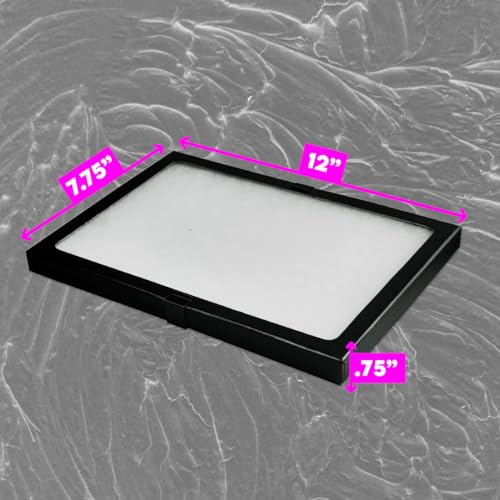 SE Glass Top Display Box - JT928 - size: 12" X 8-¼” X ¾"