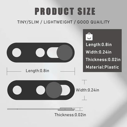Front Camera Cover Compatible for iPhone 16/16Plus/16Pro/16Pro Max/15/15 Plus/15 Pro/15 Pro Max/14 Pro/14 Pro Max,Webcam Cover Protect Privacy and Security,Not Affect Face ID,Black-Updated Version - color: Black