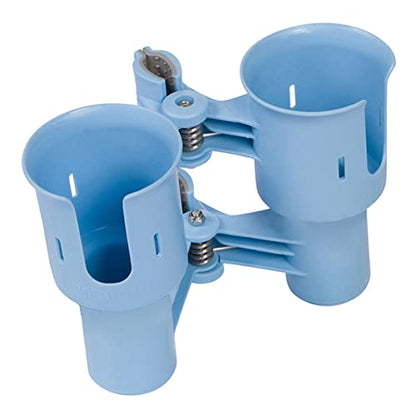 ROBOCUP, Light Blue EZ-Spring, Updated Version, Best Cup Holder for Drinks, Fishing Rod/Pole, Boat, Beach Chair, Golf Cart, Wheelchair, Walker, Drum Sticks, Microphone Stand - color: Light Blue, size: EZ-Spring
