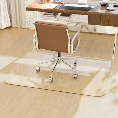 PET Office Chair Mat for Carpet - 36" X 48'' X 0.2" Thick Clear Shatterproof Office Chair Mat, Easy to Unroll and Lay Flat, Superior Glide, Heavy Duty Protection for Office Home Hardwood and Carpets - size: 36" X 48" - 5 MM PET