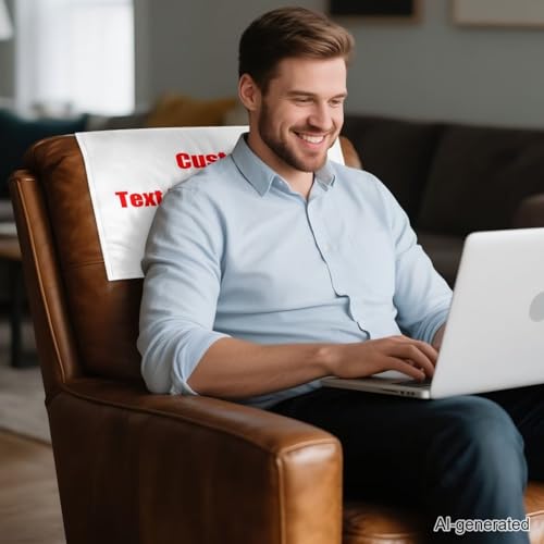 Custom Your Own Image Headrest Recliner Protector Personality for Recliner Sofa Couch Loveseat Headrest Cover Hoursewarming Gifts for Friends, 2 Packs - color: A-custom