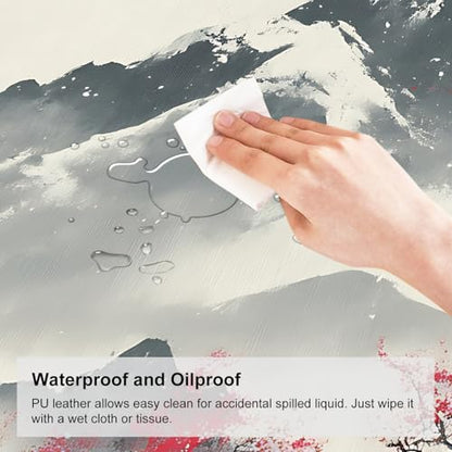 Mouse Pad, Large Anti-Slip with Stitched Edges Desk Mat Desktop Laptop Computer Desk Keyboard Mat,Table Protector Blotter Mat (Plum Blossom, 31.5" x 11.8") - color: Plum Blossom, size: 31.5" x 11.8"